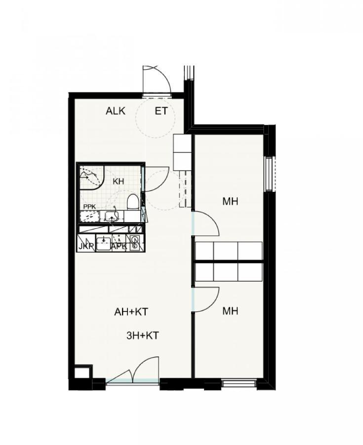 Forenom Aparthotel Tampere Kaleva Екстер'єр фото